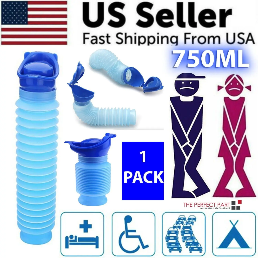 PEE Bottles Male/Female Expandable Urinal